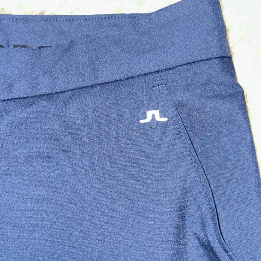 J.Lindeberg Mens Navy Blue Technical Performance Golf Shorts Size 38